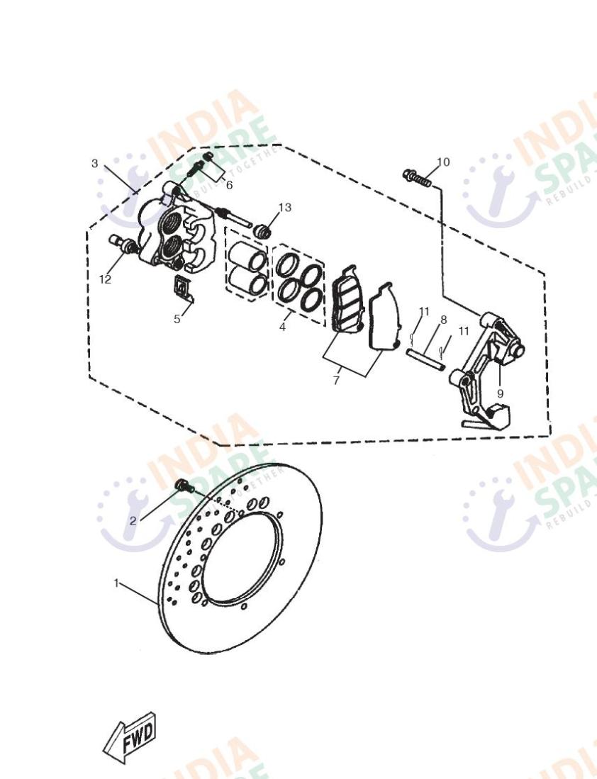 FRONT BRAKE CALIPER